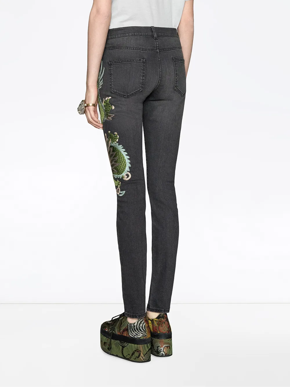 gucci dragon jeans