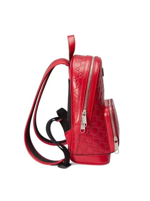 gucci signature leather backpack