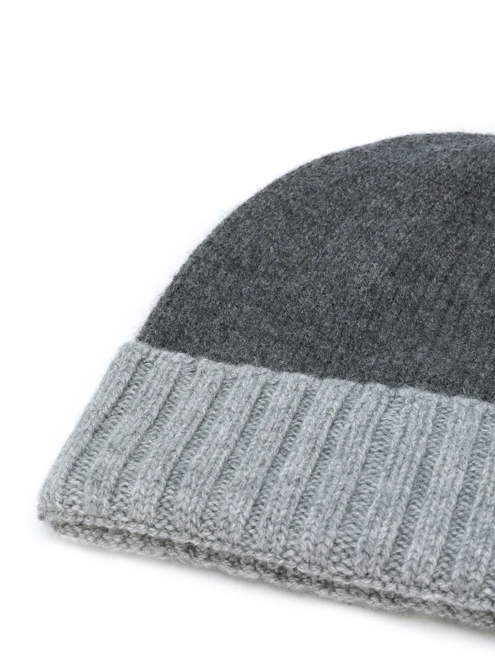Dell'oglio knitted cashmere hat - Grijs