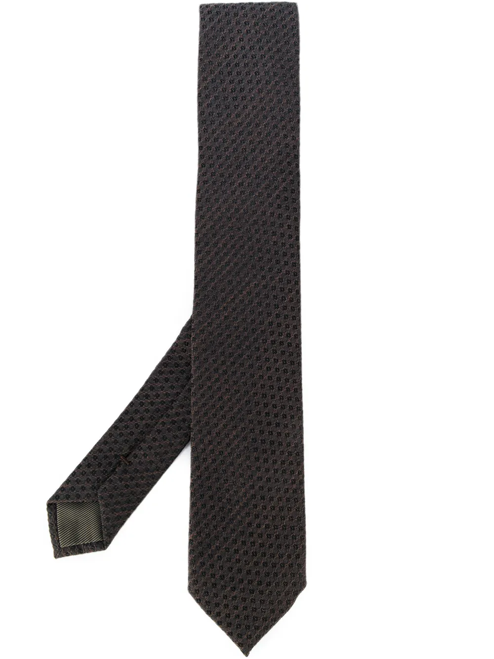 Dell'oglio patterned tie | Grey | Image 1