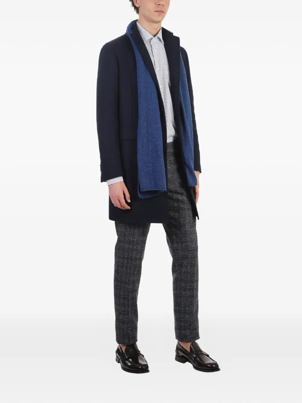 Dell'oglio fine stripe shirt Wit