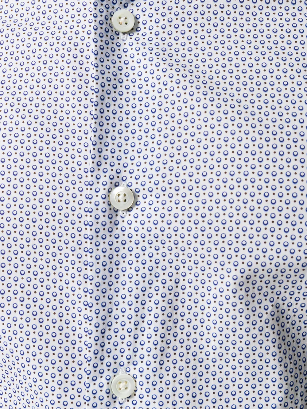 Dell'oglio fine print shirt Wit
