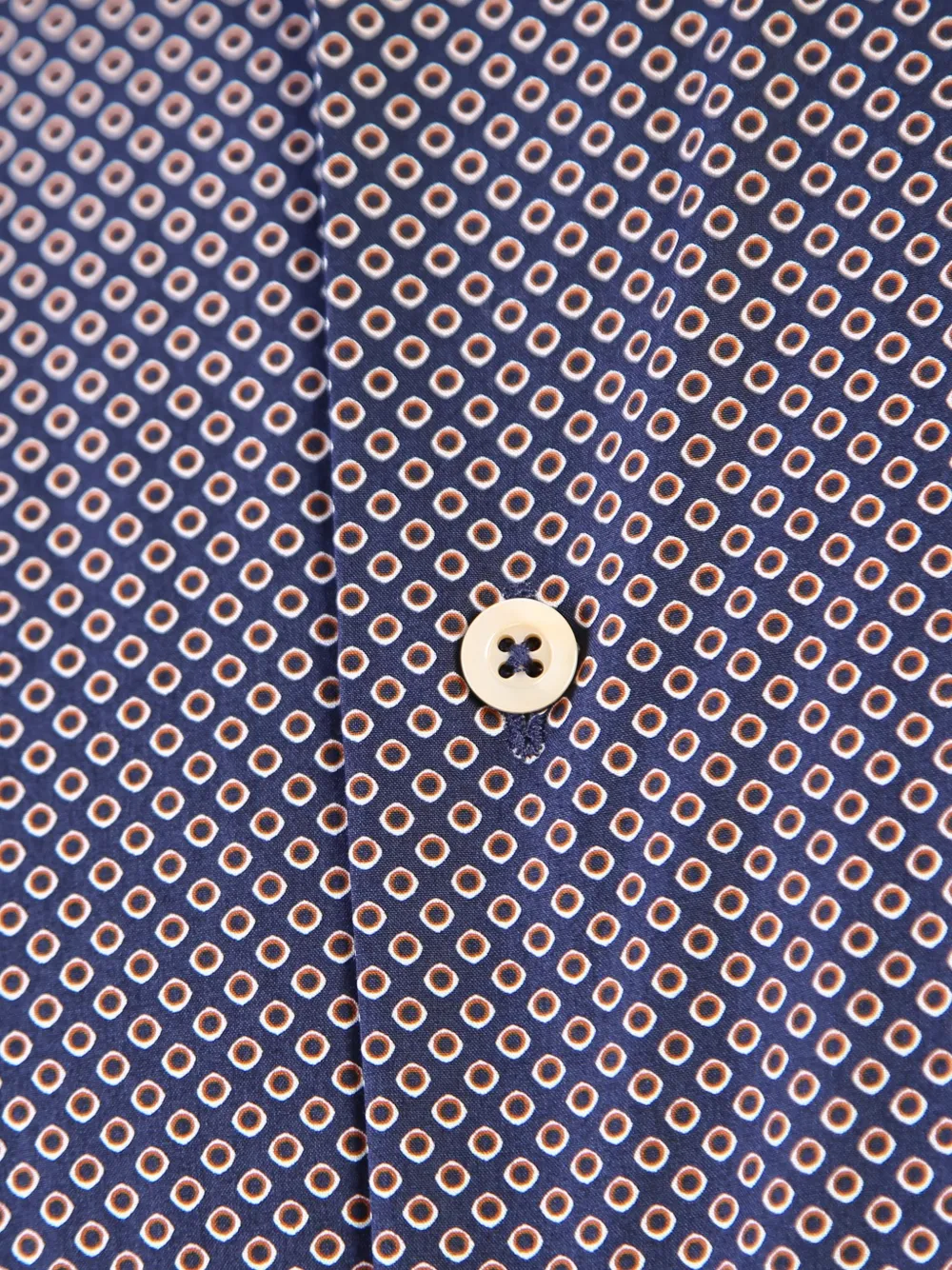 Dell'oglio fine print shirt Blauw