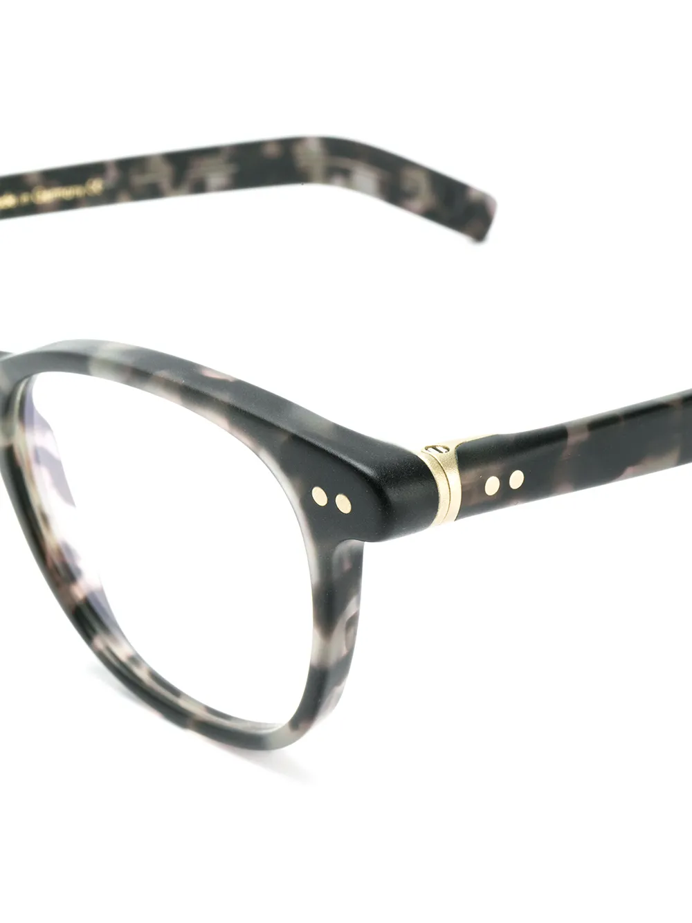  Lunor Square Framed Glasses - Black 