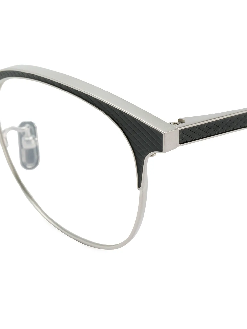  Lunor Brille Mit Rundem Gestell   Schwarz 