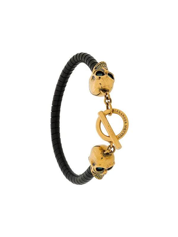 black and gold alexander mcqueen's