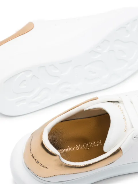 alexander mcqueen shoes black and gold