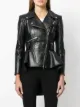 Alexander McQueen peplum waist biker jacket