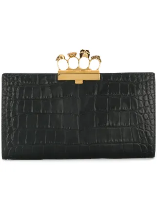 Alexander Mcqueen Knuckle Duster Clutch Bag Farfetch Alexander Mcqueen Knuckle Duster Clutch Bag