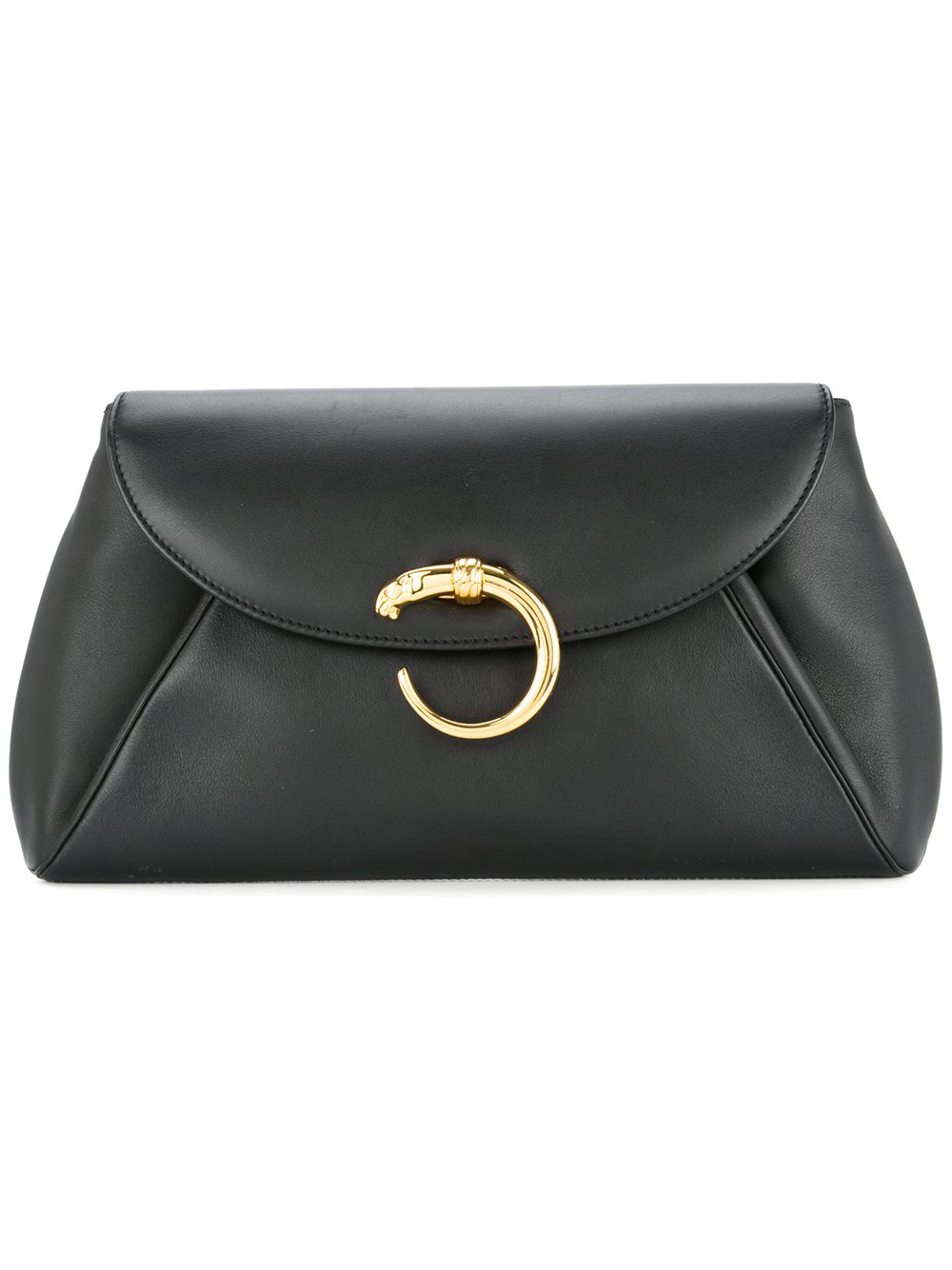 Cartier Panther Logo Clutch Farfetch