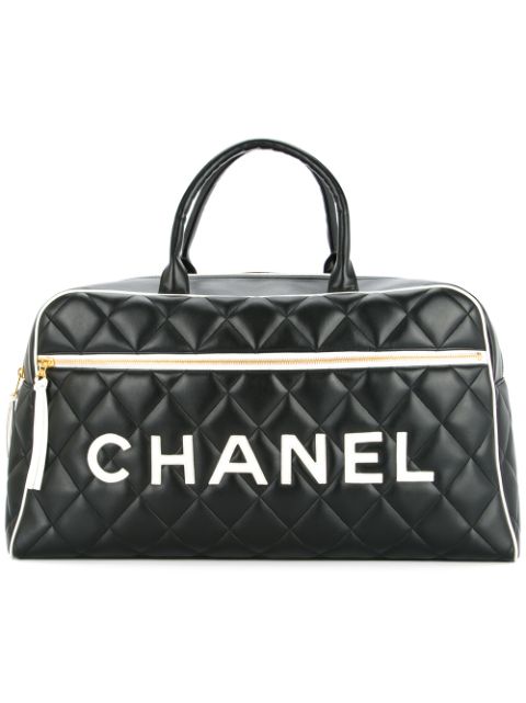 HOT SALE CHANEL quilted luggage handbag Women