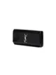 Saint Laurent Black monogram Kate patent leather clutch