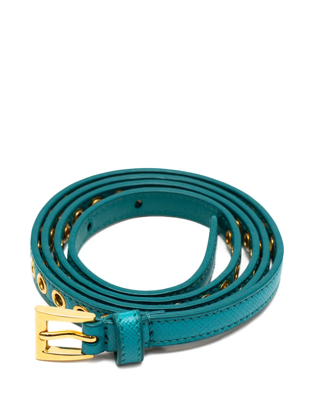  Prada Schmaler Gürtel   Blau 