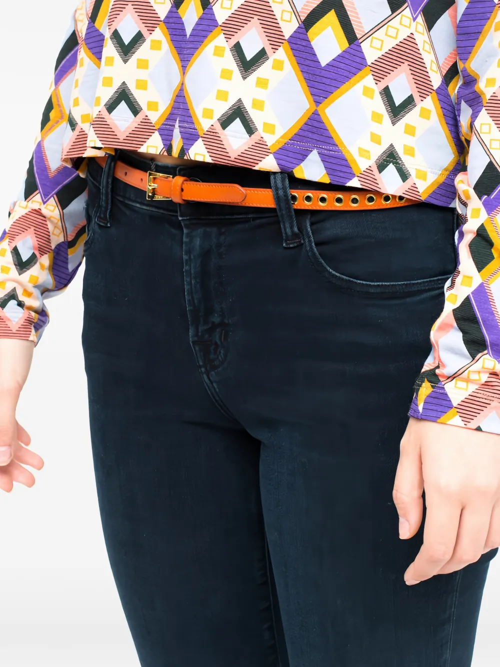 Prada Gespriem Oranje