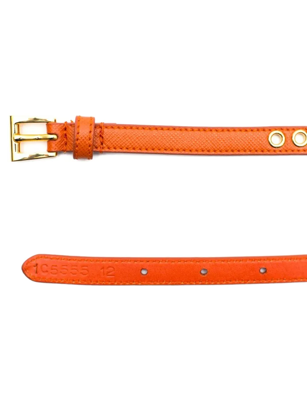 Prada Gespriem Oranje