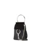 Chloé black Faye small leather bracelet bag