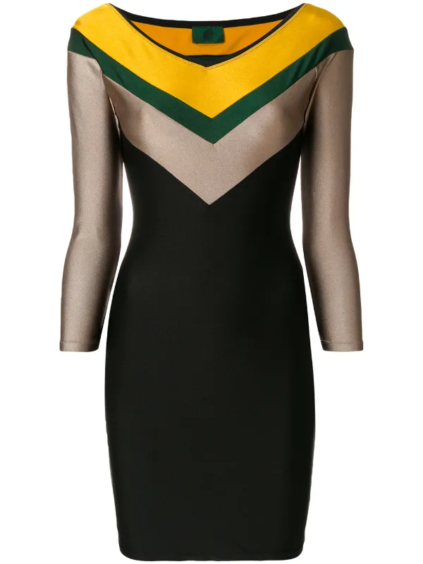 Jean Paul Gaultier Les Rap'pieuses Bodycon Dress - Black