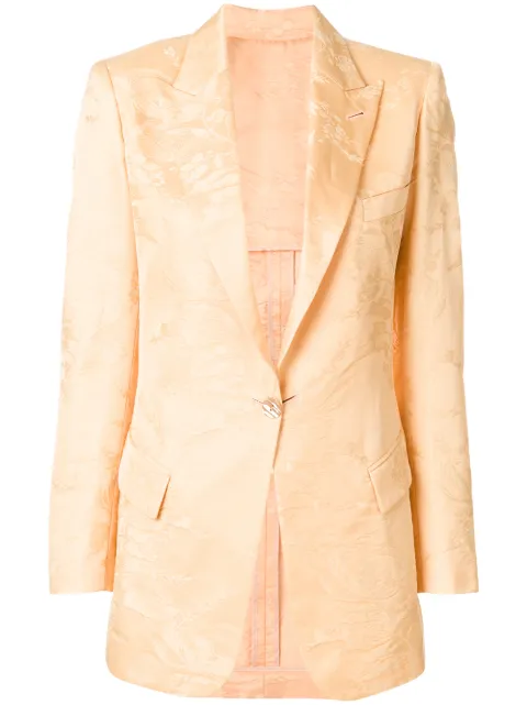 Jean Paul Gaultier Pre-Owned floral jacquard blazer
