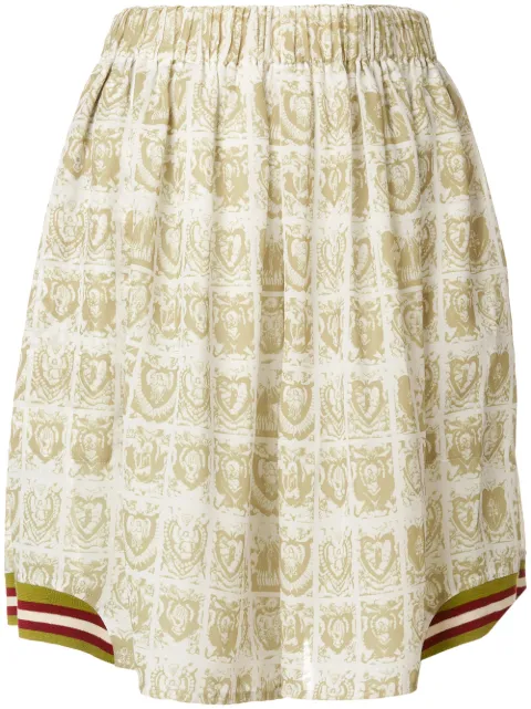 Jean Paul Gaultier Pre-Owned printed pleated skorts