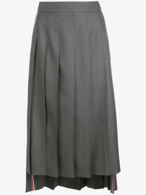 Thom Browne Below Knee Dropped Back In Super 120’s Twill