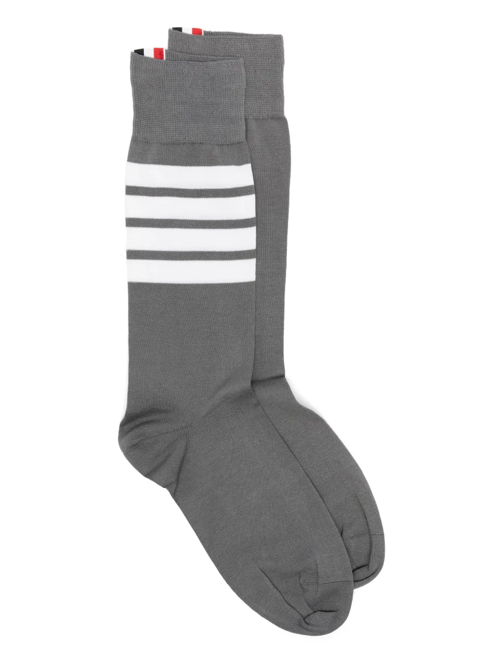 Thom Browne 4-bar stripe socks | gris | Image 1