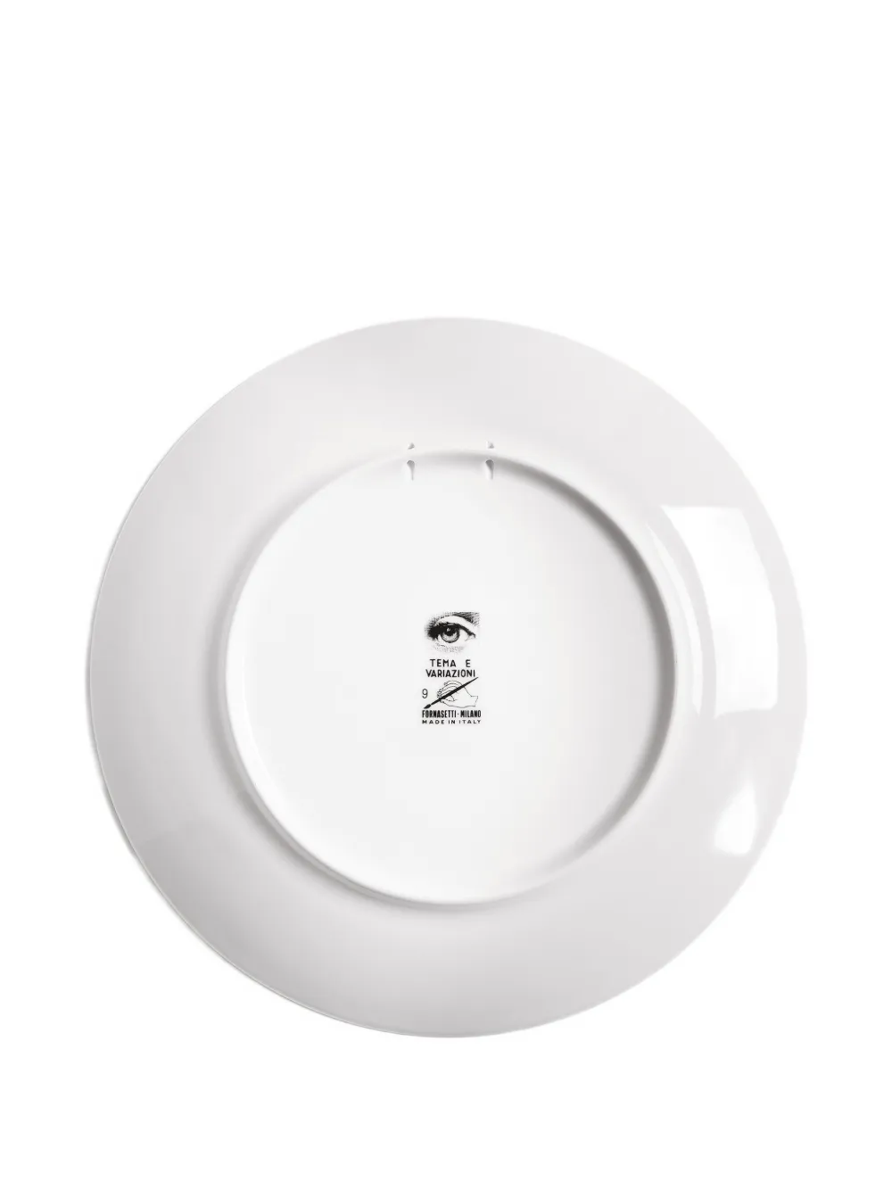 Fornasetti Tema e Variazioni N. 9 wall plate | Gold | Image 1