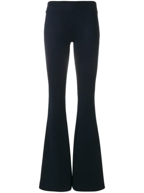Galvan Calça flare de jérsei