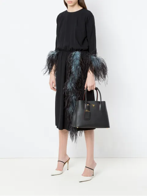 prada bibliotheque tote bag