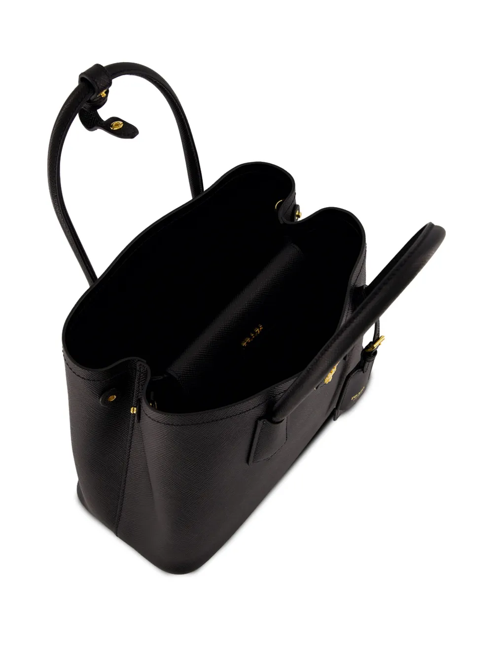 Prada Double Tote Bag | Black | FARFETCH PL