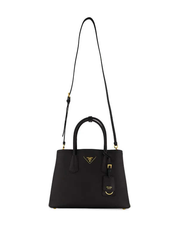 Prada Bibliotheque Tote Bag Black FARFETCH CH