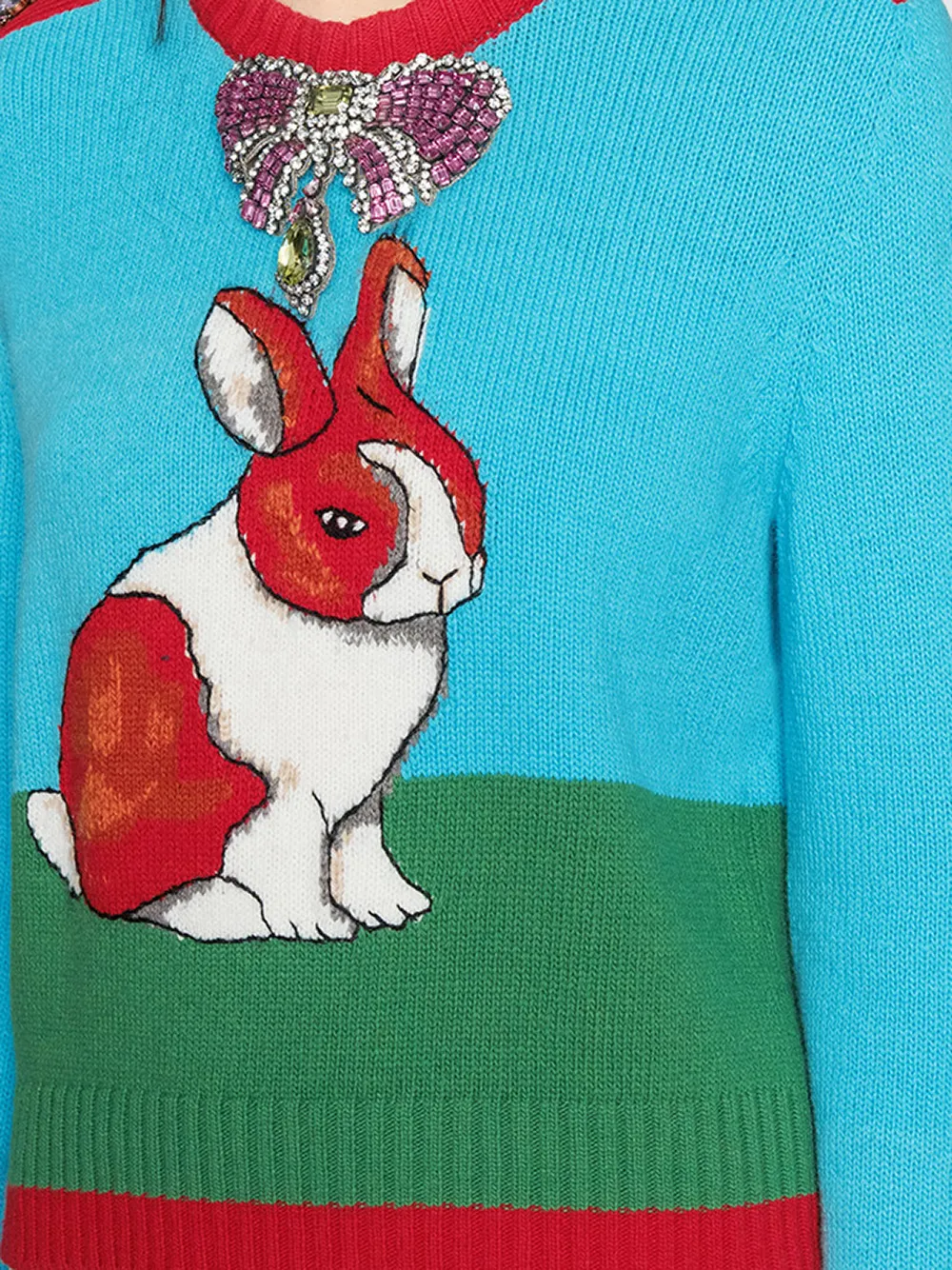 Gucci discount rabbit cardigan