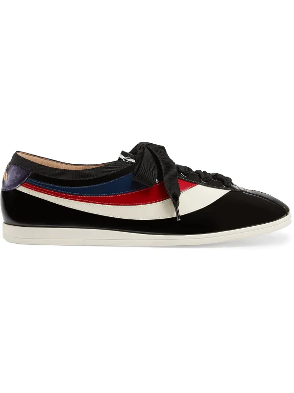gucci patent leather sneakers