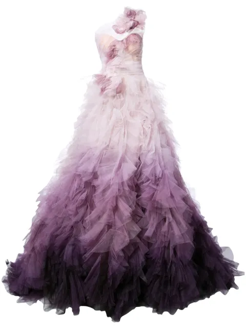 Ombre Feather Dress