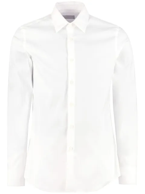 Prada slim-fit poplin shirt