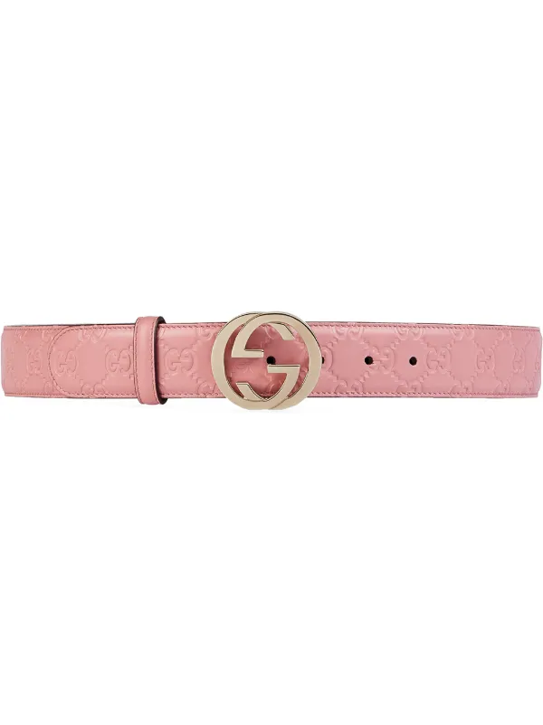 gucci signature belt with g buckle