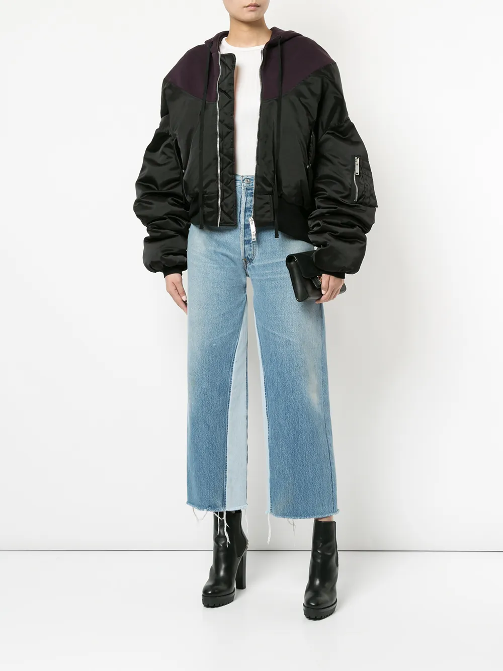 UNRAVEL PROJECT oversized hooded bomber jacket | Varsity Jackets | Image 2