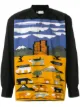 Image 1 of Kansai Yamamoto Pre-Owned 2000s landscape-print shirt
