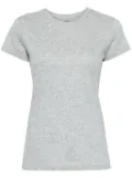 Vince mélange-effect cotton T-shirt - Grey