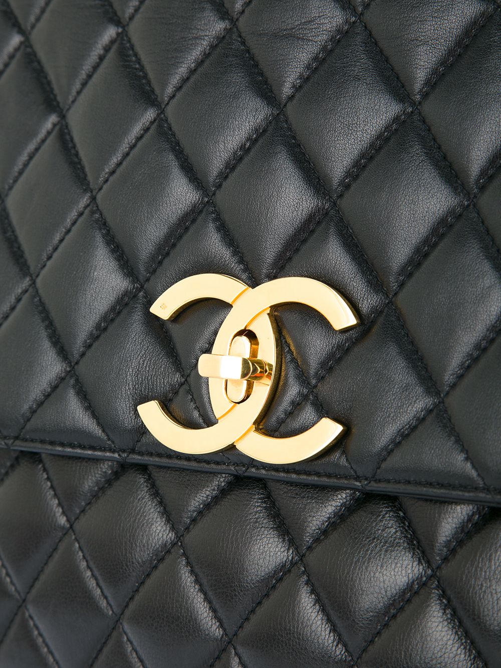 CHANEL quilted briefcase business handbag Women