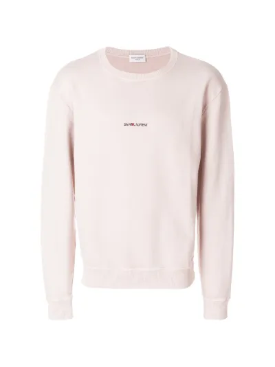 Pink logo print sweatshirt | Saint 
