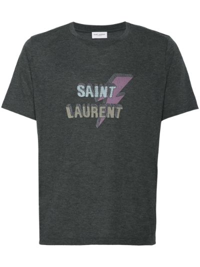 saint laurent thunderbolt t shirt