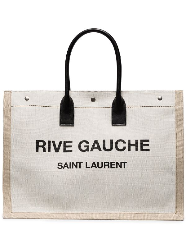 saint laurent beach canvas tote