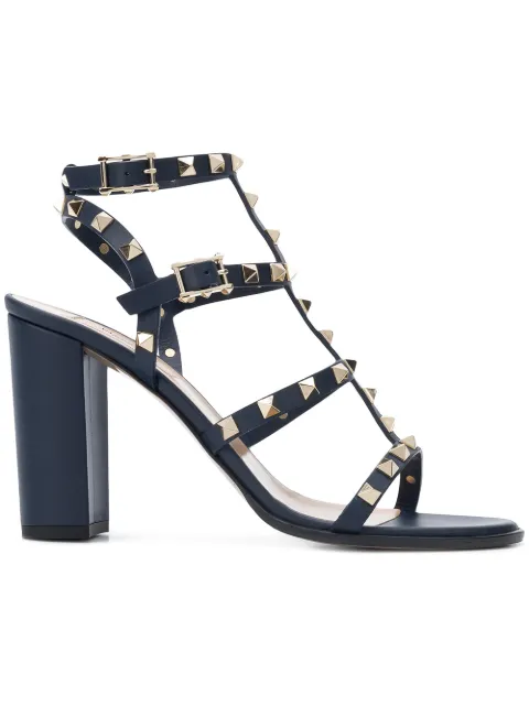 VALENTINO GARAVANI VALENTINO GARAVANI ROCKSTUD BLOCK HEEL SANDALS,PW2S0749VBP12523521