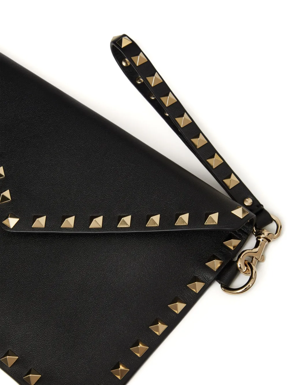 Valentino Garavani Rockstud Leather Clutch Bag Farfetch