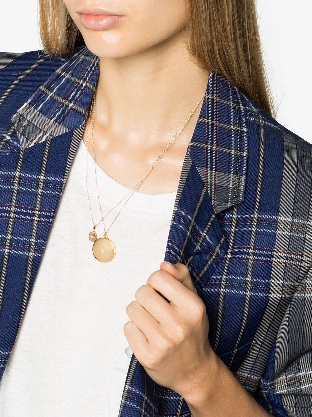 фото Sasha Samuel Maxine locket necklace