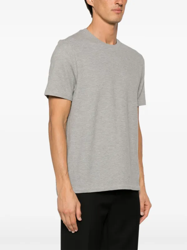 Thom Browne RWB-stripe Piqué T-shirt | Grey | FARFETCH