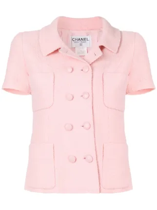Chanel short deals sleeve jacket