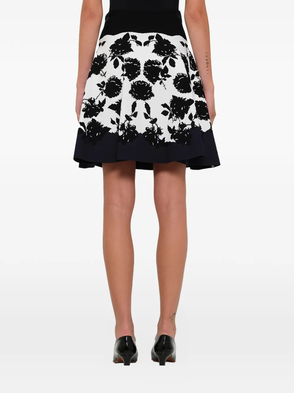 Alexander McQueen A-lijn rok Zwart