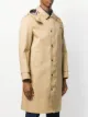 Thom Browne Detachable Hood Snap Front Parka (38”) In Mackintosh