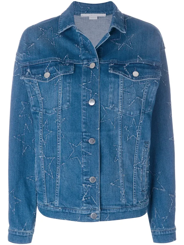stella mccartney star denim jacket